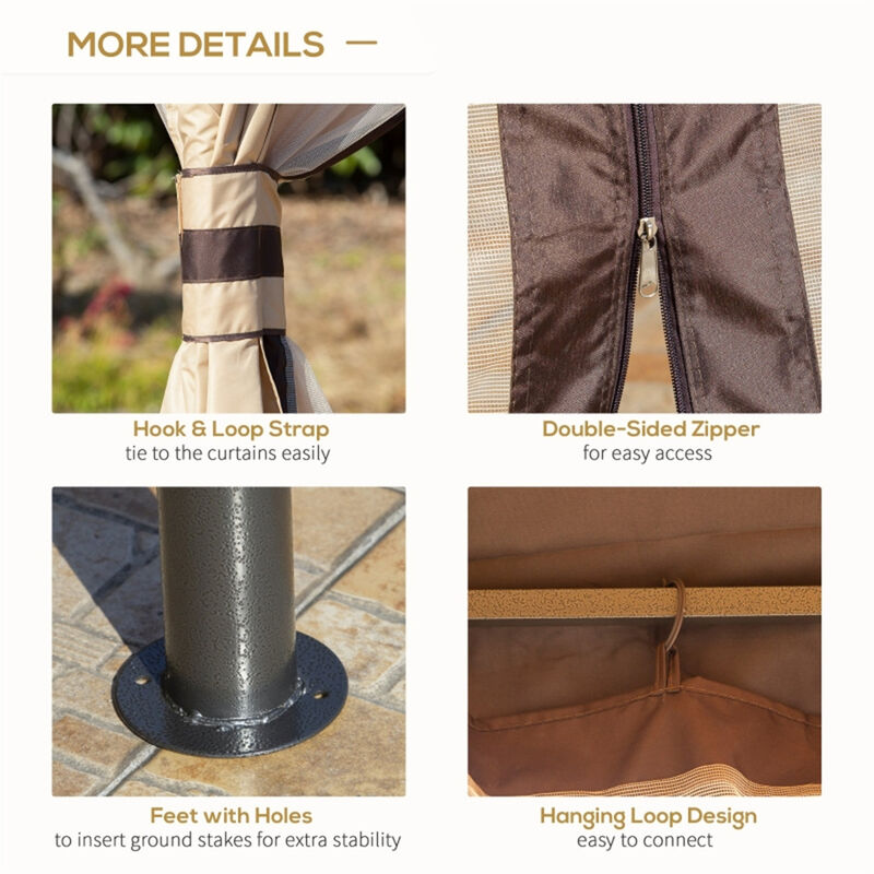 Lightweight Slant Leg Pop Up Tent for Beach or Backyard Shade