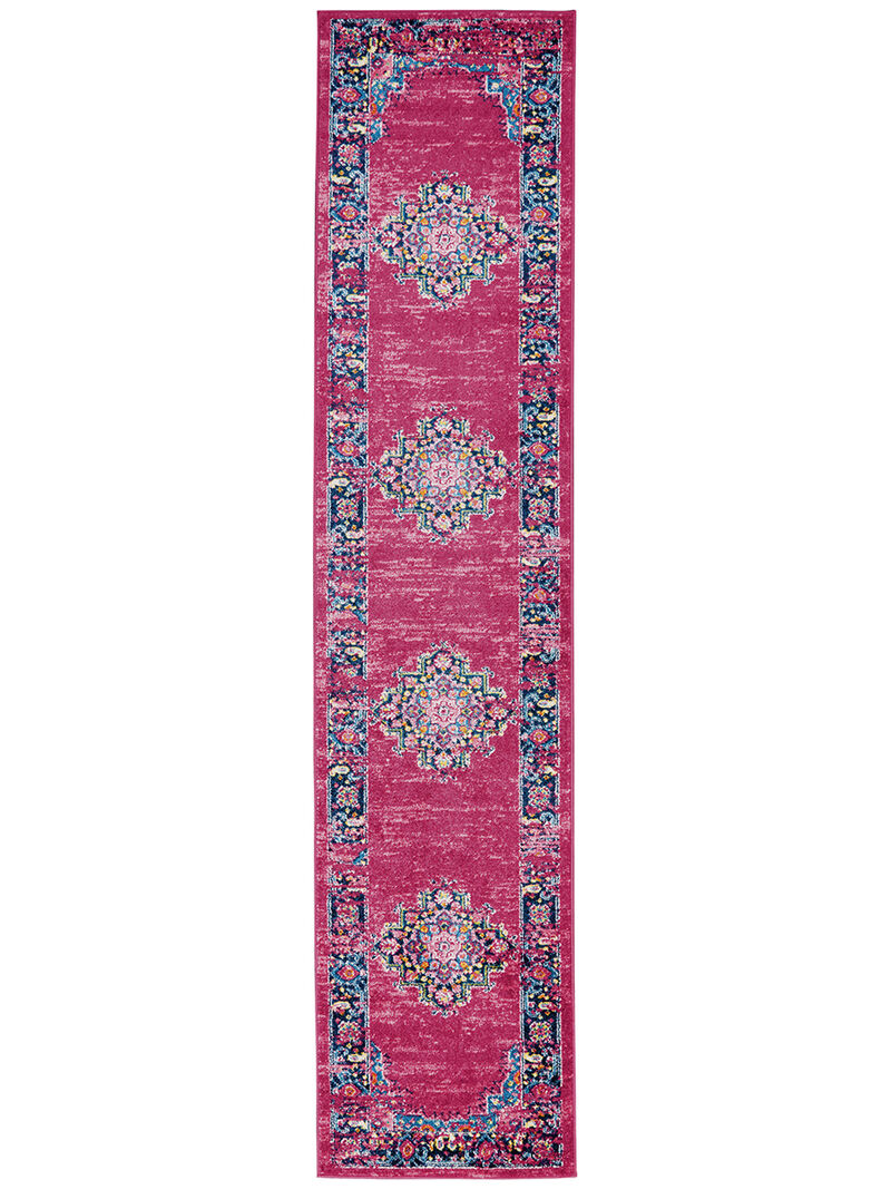 Passion PSN03 Fuchsia 2'2" x 10' Rug image number 0