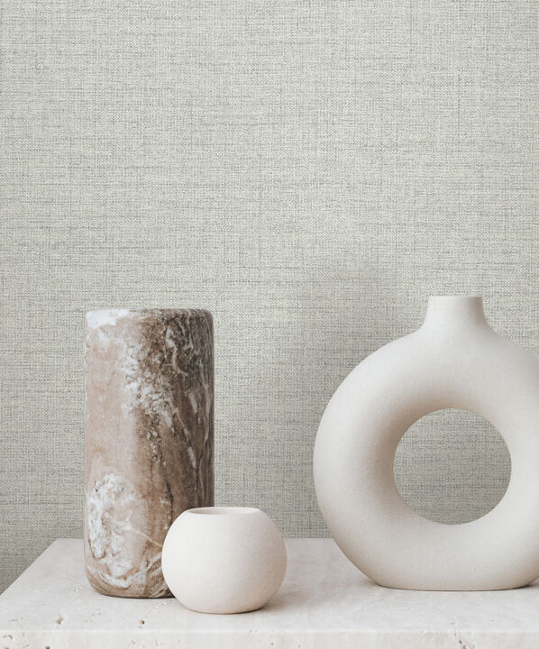 Hillswick Tweed Pewter Wallpaper