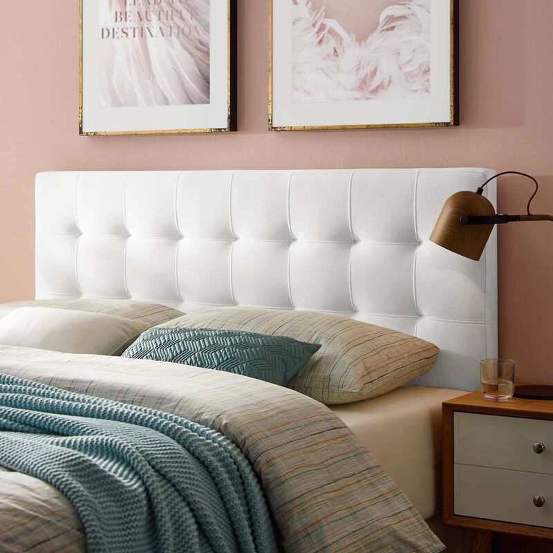 Lily King Biscuit Tufted Performance Velvet Headboard image number 1