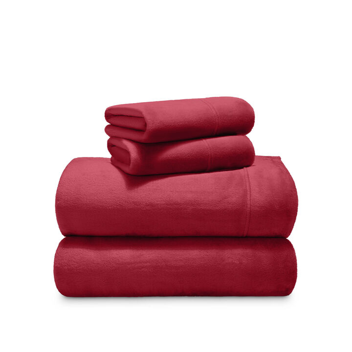 Velvety Soft Microplush Fleece Sheet Set