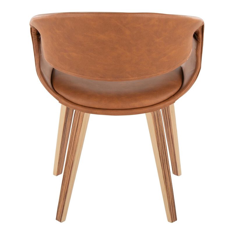 LumiSource Curvo Upholstered Chair - Set of 2