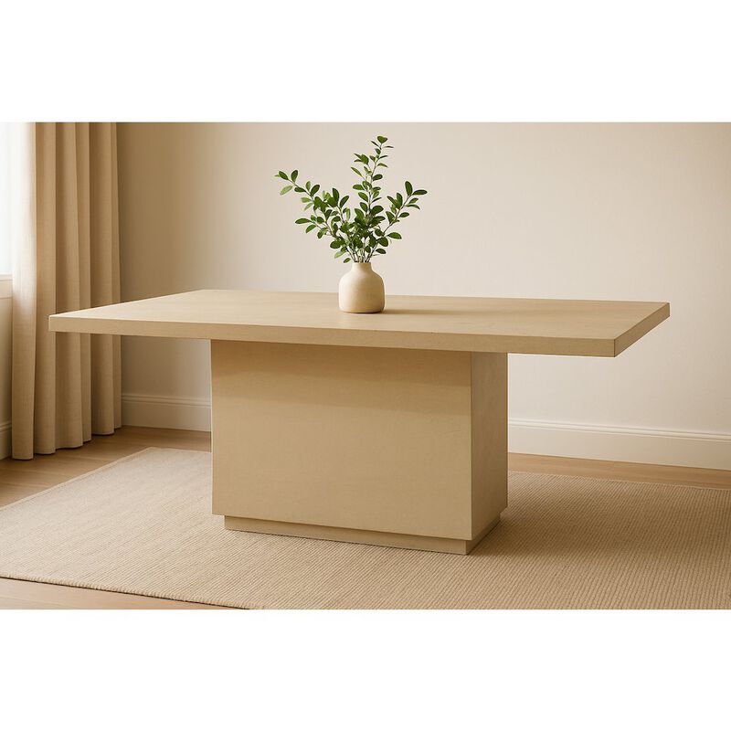 Alex Hamilton Flagstaff 96 Dining Table in Stone Natural