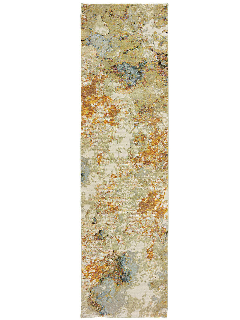 Evolution 2'3" x 8' Gold Rug image number 0