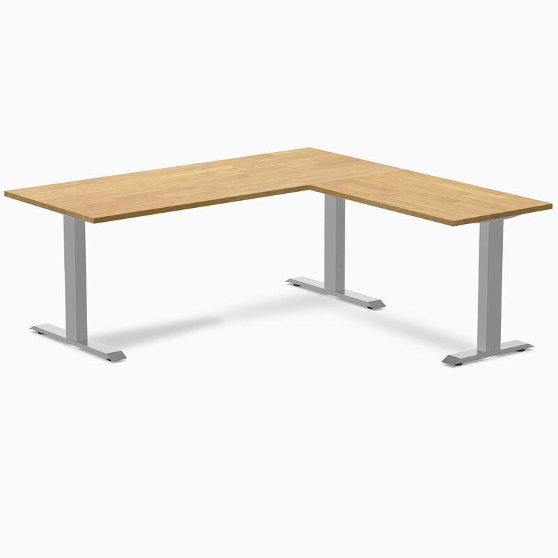 Desky Zero Rubberwood L-Shape Office Desk image number 0