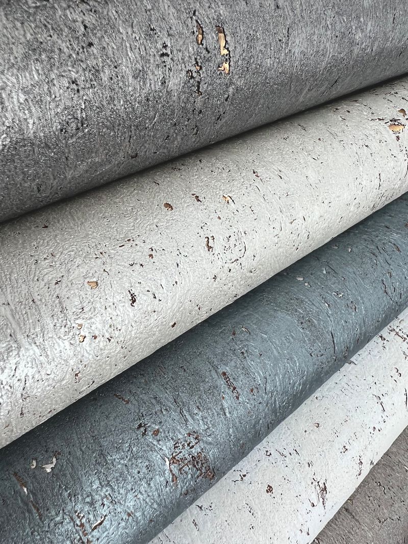 York Walcoverings Inc|York Wallcoverings|Cork Blue Wallpaper|Accent Wall Pieces (Double Roll) image number 4