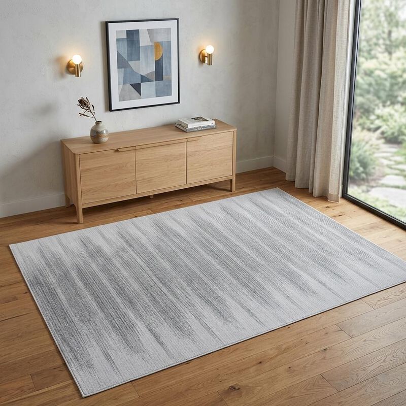 HomeRoots Ombre Distressed Non Skid Area Rug image number 1
