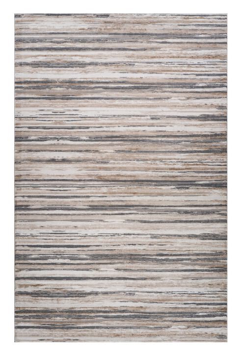 HomeRoots Abstract Distressed Area Rug