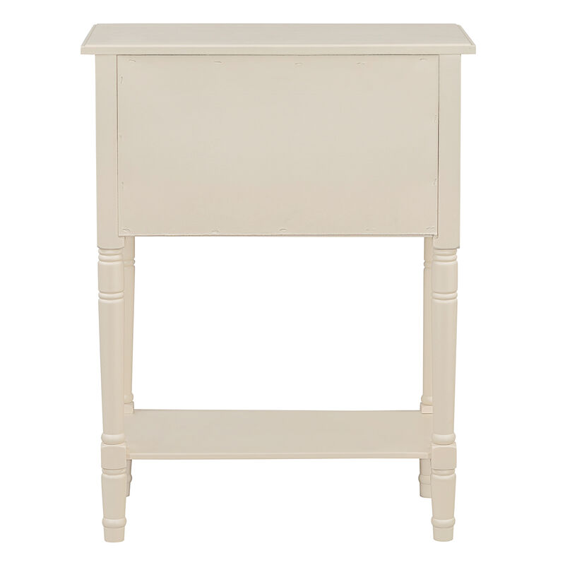 Merax Narrow Console Table with 3 Storage Drawers