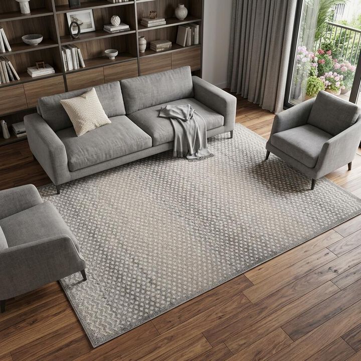 HomeRoots Moroccan Distressed Area Rug