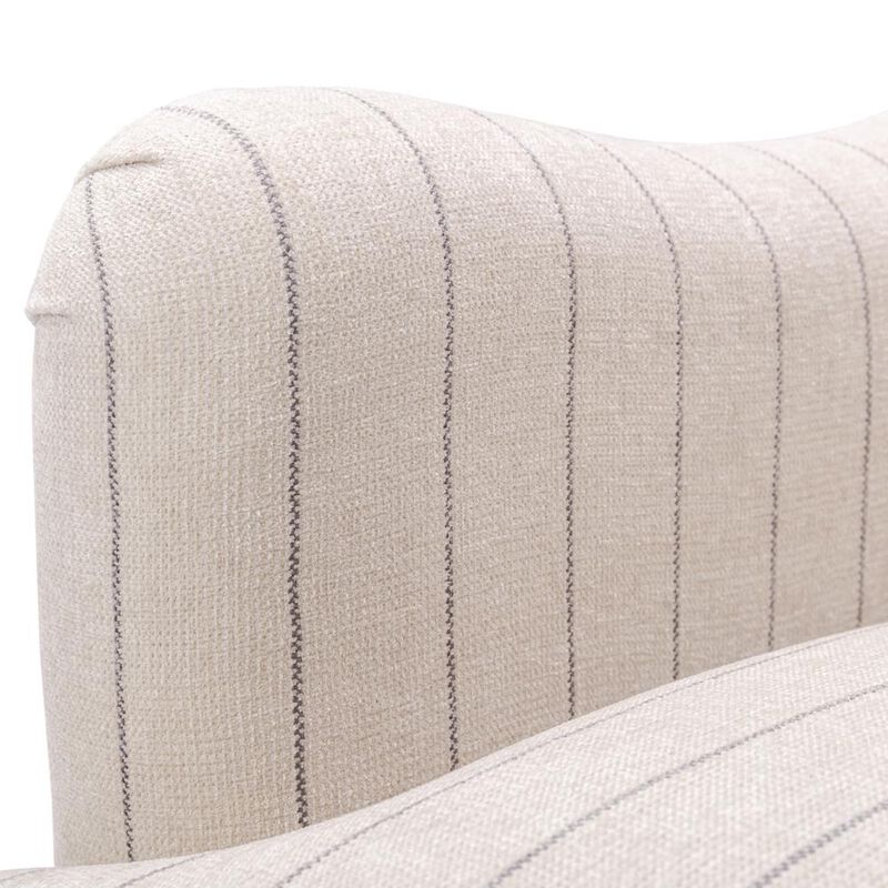 Seville Sea Oat Striped Arm Chair