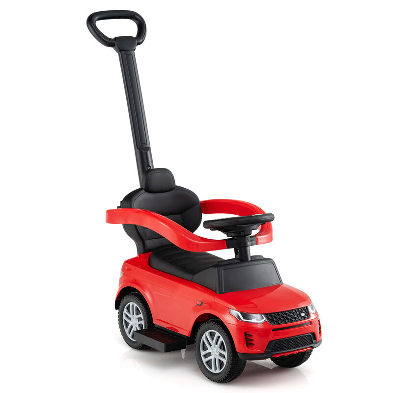 3 in 1 Baby Push Car with Safety Guardrail and Handle for Toddler Indoor Play image number 0