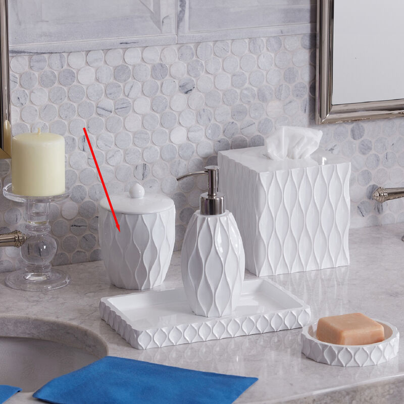 Wave White Canister image number 3