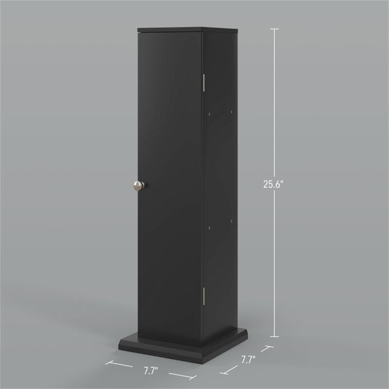 Compact Bathroom Cabinet with Adjustable Shelves, 1 Door, and Anti-Tip Design for Small Spaces