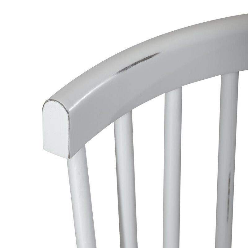 Liberty Furniture Liberty Capeside Cottage Spindle Back Side Chair - White - Set of 2 image number 6