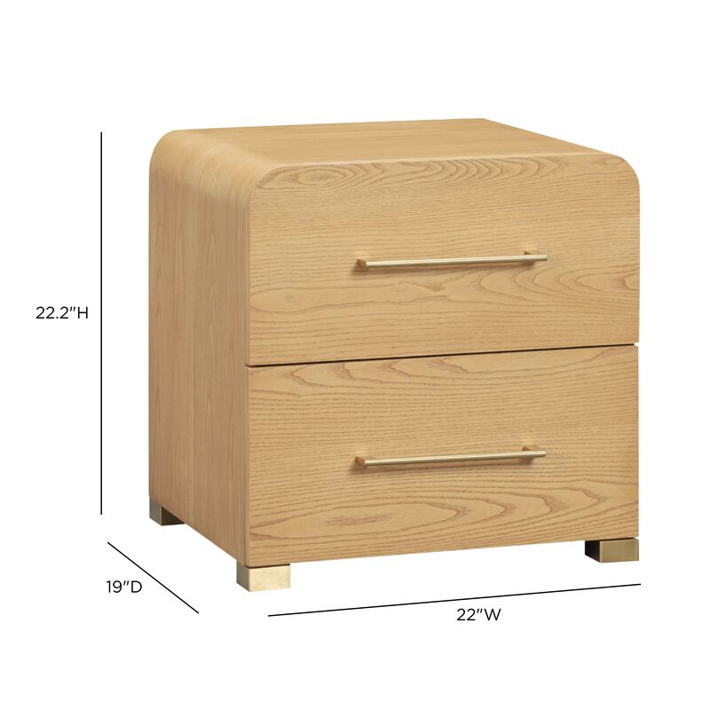 Marissa Washed Ash Nightstand image number 7