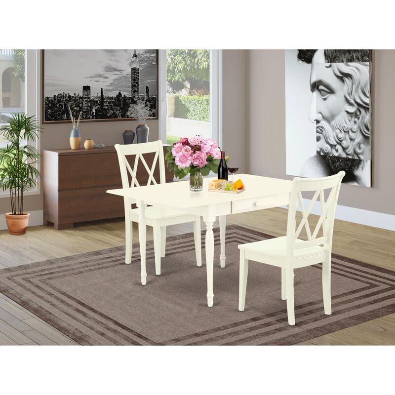 Dining Room Set Linen White