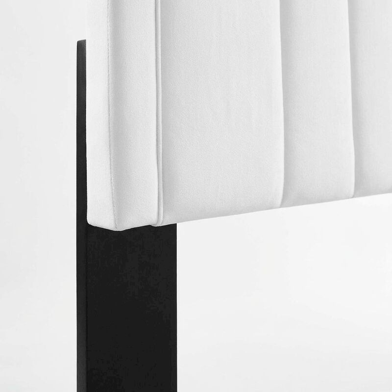 Channel Tufted Performance Velvet King/California King Headboard, Plush Padding image number 2