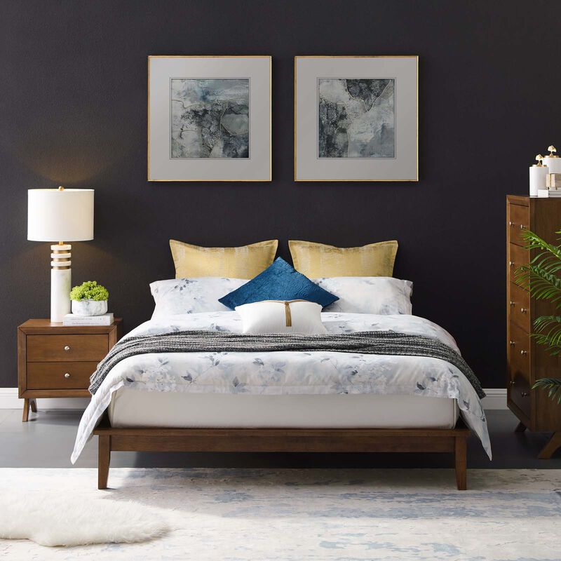 Modway - Lodge Full Wood Platform Bed Frame image number 1