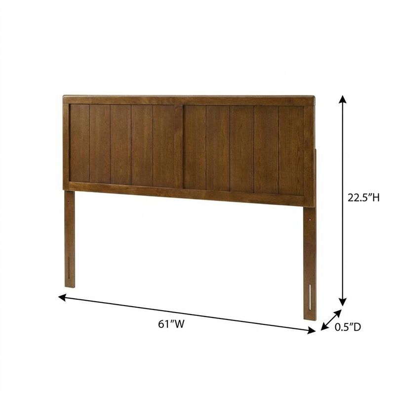 Wood Queen Headboard with Classic Design and Durable Construction image number 1