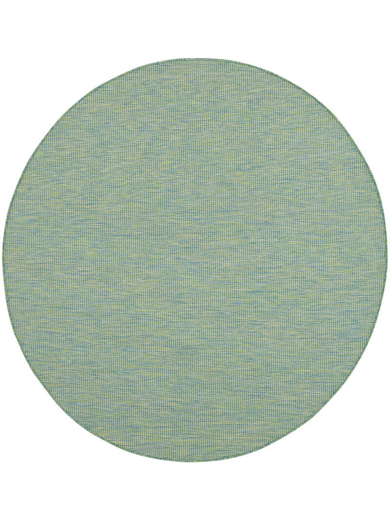 Positano POS01 Blue/Green 6' x Round Rug image number 0