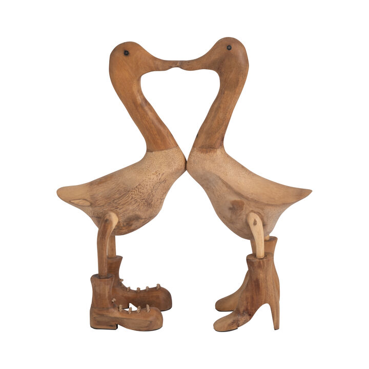 Bamboo 18" Love Ducks, Natural