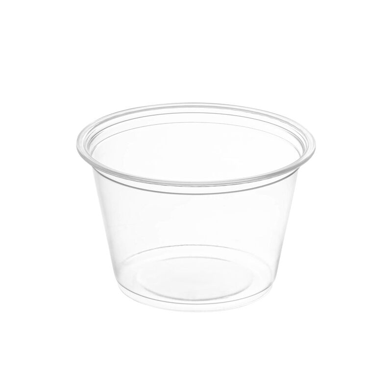 1 oz. Clear Plastic Souffle Cups (2500 Cups) image number 0