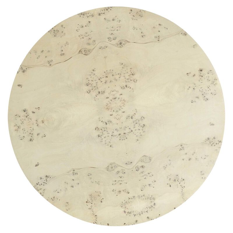 Cosmos 35" Round Burl Wood Coffee Table image number 4