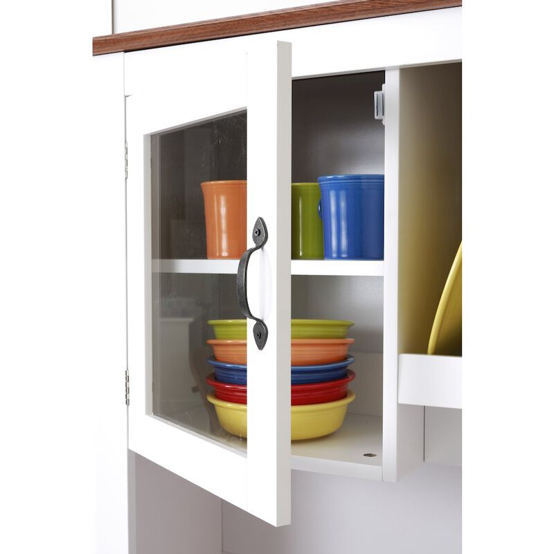 American Furniture Classics Countryside Sliding Barn Door Buffet and Hutch