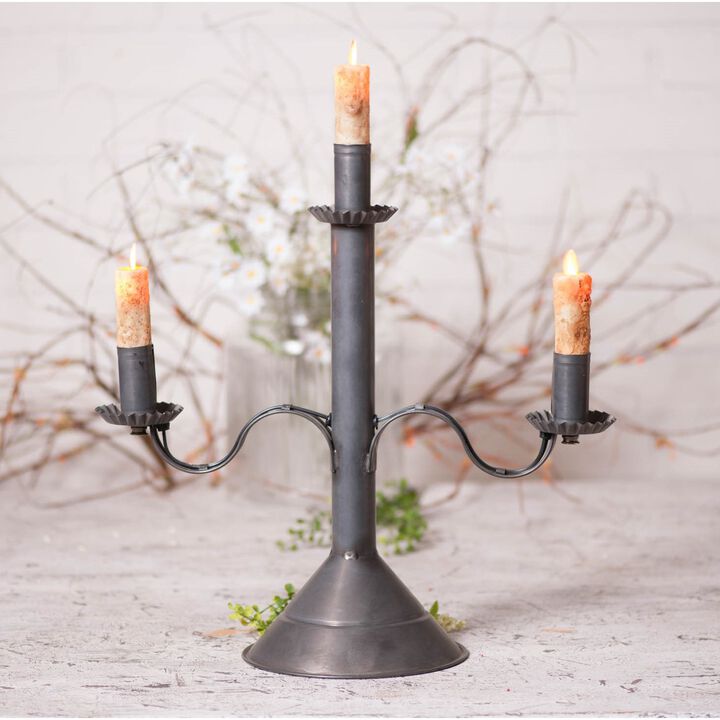Irvins Country Tinware Manor House Accent Light In Kettle Black