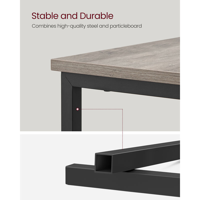 Side Table with Charging Station for Convenient Power Access and Modern Design