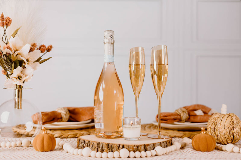 Jeanne Fitz Slant Collection Champagne Flutes Glasses, Set of 2 image number 3