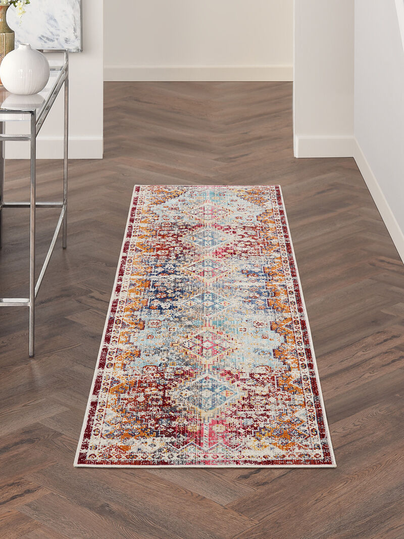 Vintage Kashan VKA09 Multicolor 2' x 6' Rug