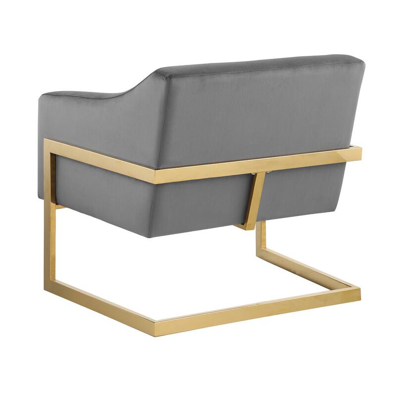 Hampshire Velvet Modern Accent Chair