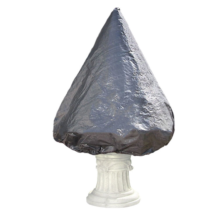 Sunnydaze Polyethylene Outdoor Tiered Fountain Cover - 76 in x 61 in