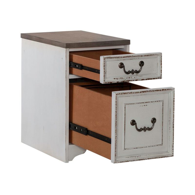 Liberty Furniture Magnolia Manor Mobile File in Antique White image number 6