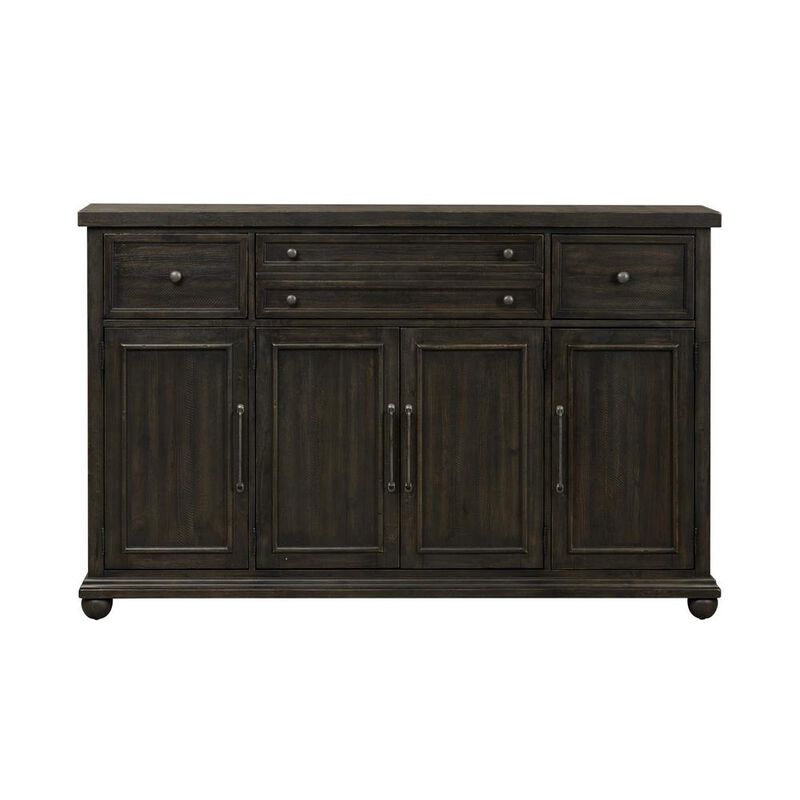 Liberty Furniture Harvest Home Hall Buffet in Chalkboard image number 2