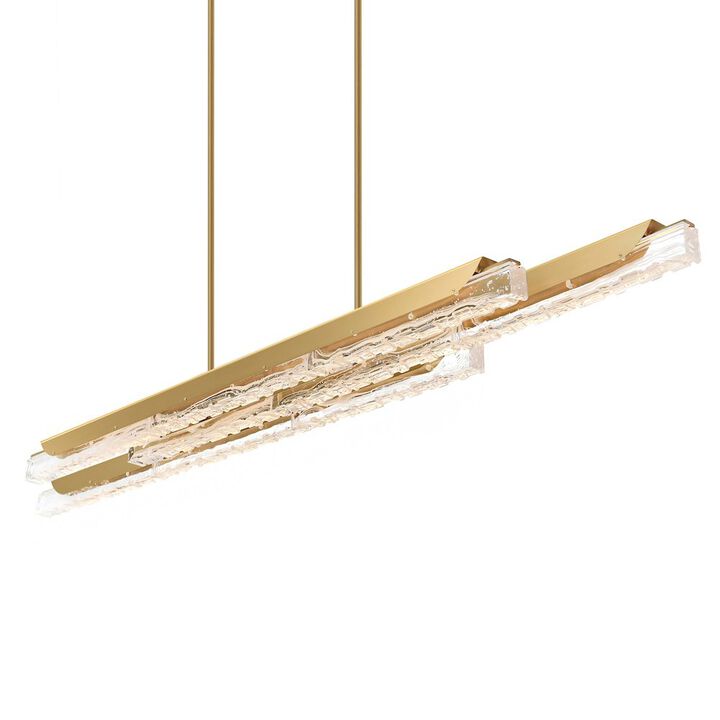 CWI Lighting Valira Integrated LED Brass Chandelier