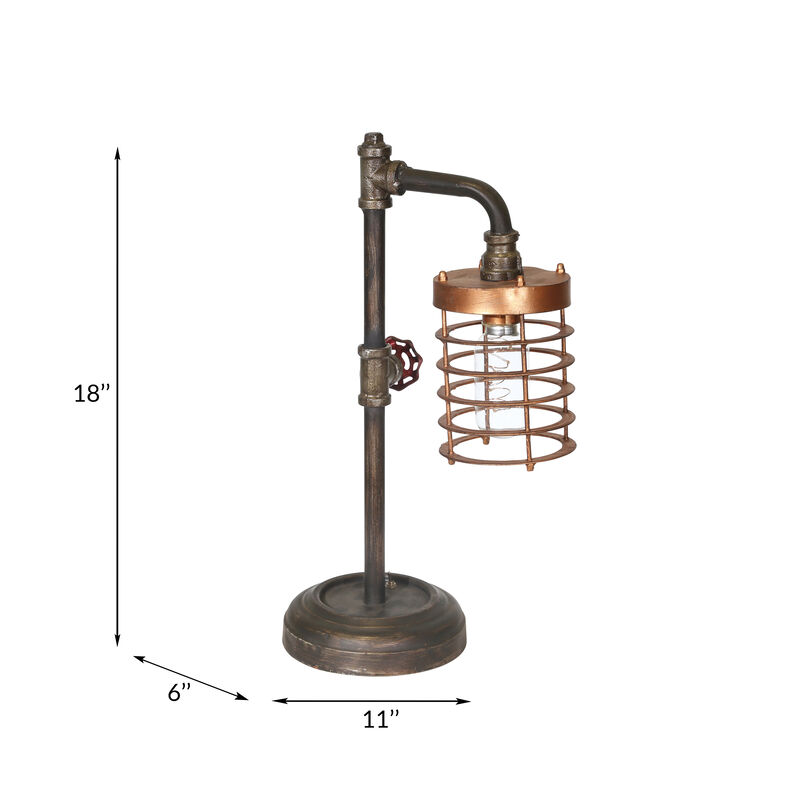 Metal, Pipe Bo Table Lamp image number 5