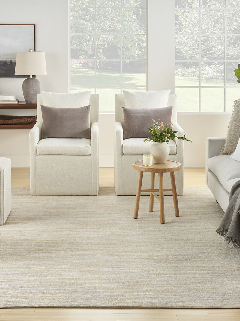 Nourison Essentials NRE01 Ivory/Gold 10' x 14' Rug