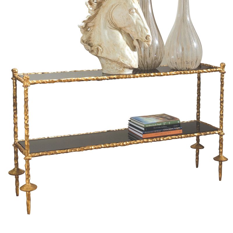 Gold Chiseled Console