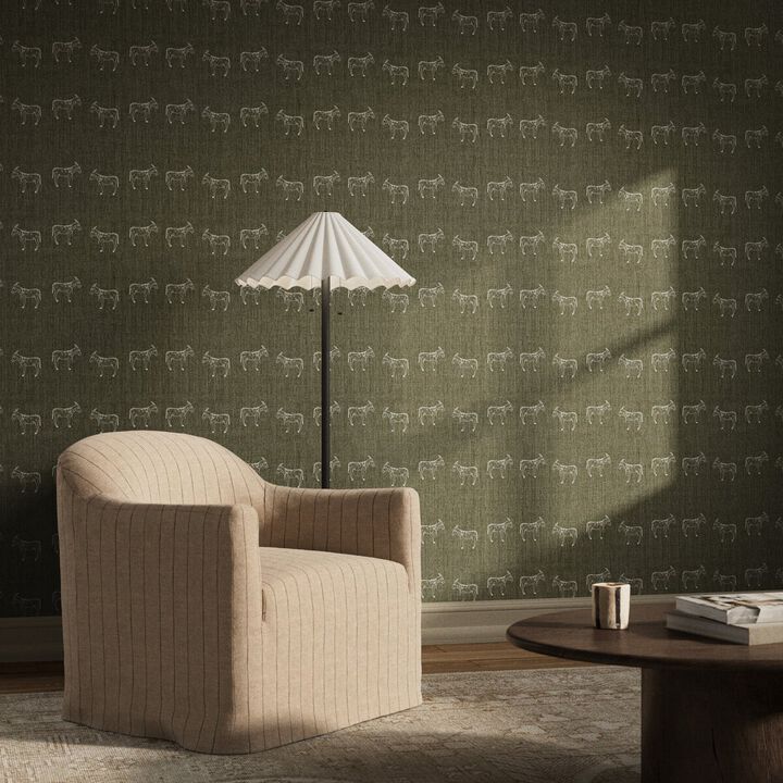 Burros Wallpaper by Paul Meyer - Burros Olive Night I