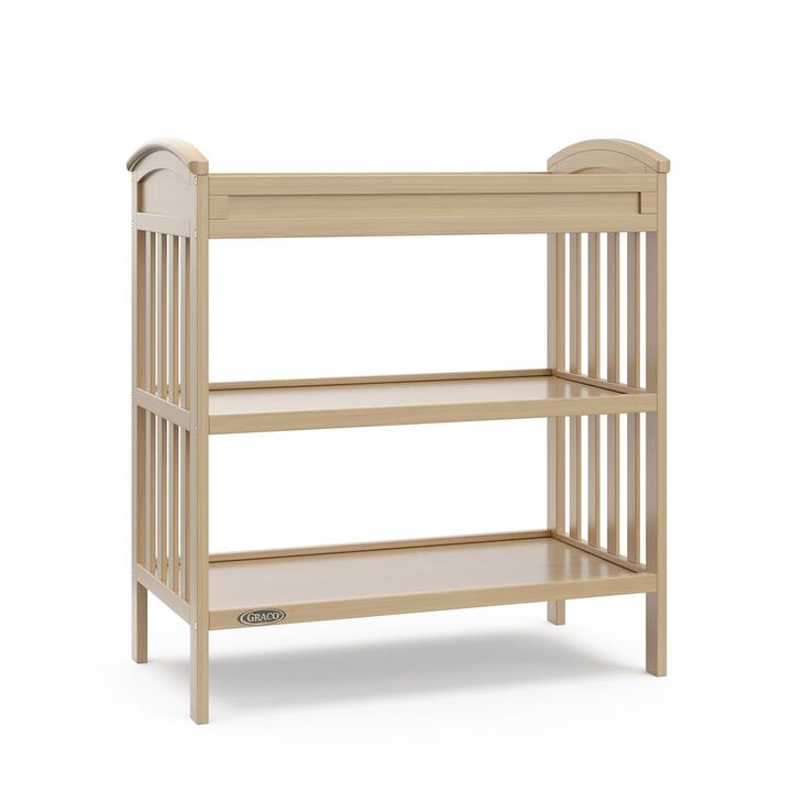 Graco Benton Changing Table with Bonus Water-Resistant Changing Pad - Driftwood
