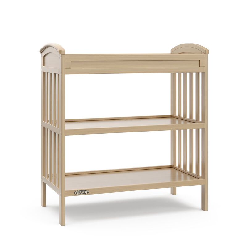 Graco Benton Changing Table with Bonus Water-Resistant Changing Pad - Driftwood image number 0