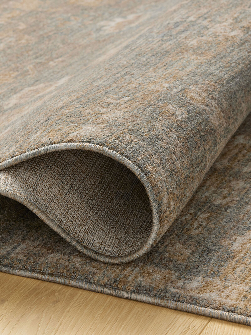 Louisa LOI04 Lagoon/Ivory 5'3" x 7'6" Rug by Chris Loves Julia x Loloi image number 4