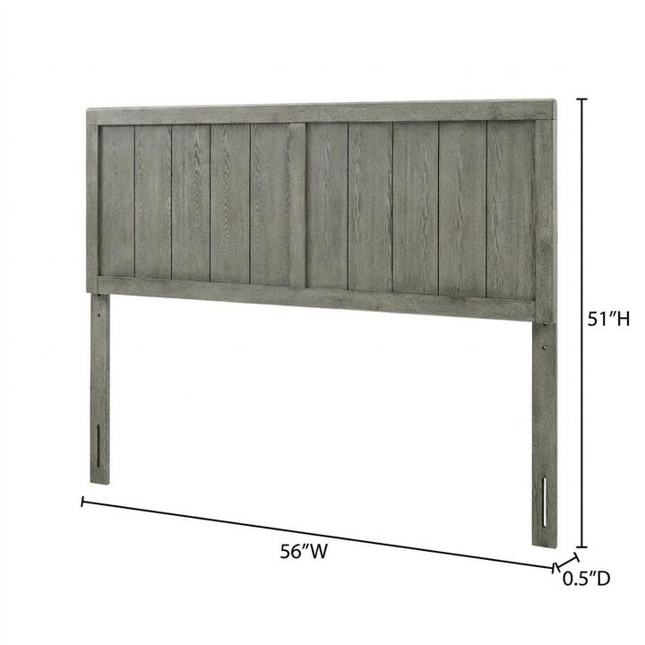 Wood Full Headboard with Smooth Finish and Durable Construction