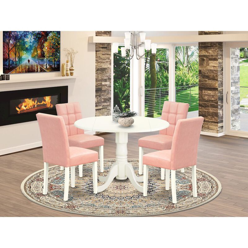 5 Piece Mid Century Dining Table Set contain A Kitchen Table