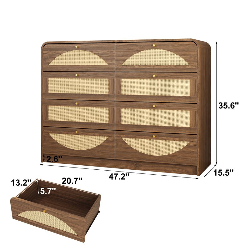 Junvig 8‑Drawer Dresser image number 9