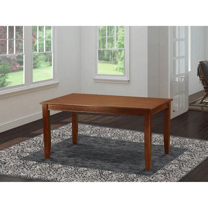 Dudley Rectangular Dining Table 36"x60" in Mahogany Finish