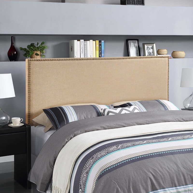 Modway - Region Nailhead Queen Upholstered Headboard image number 1